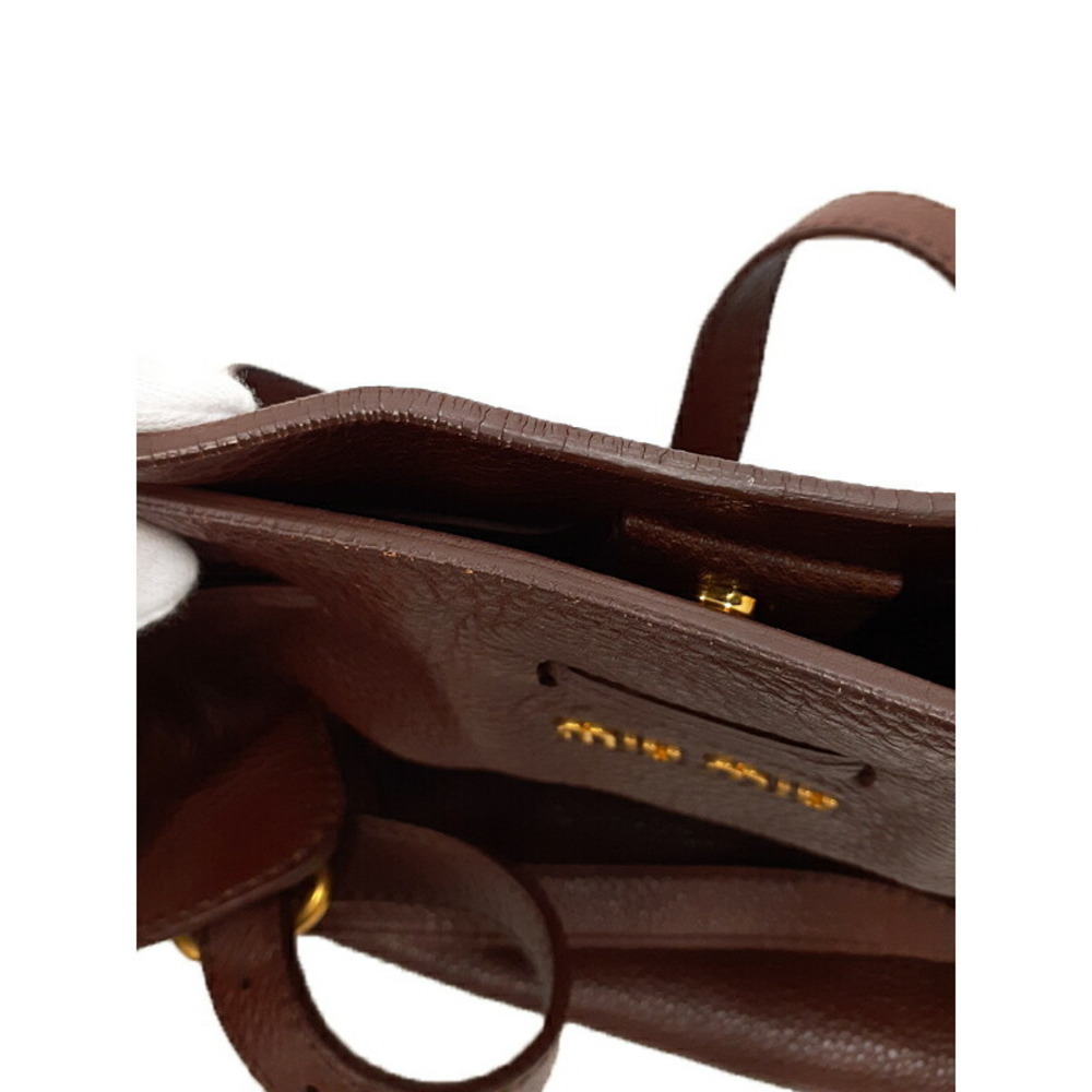 Miu Miu Side Rion Tote Bag - Picture 5 of 9